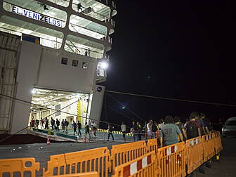 Migrants resettled on ship & c...